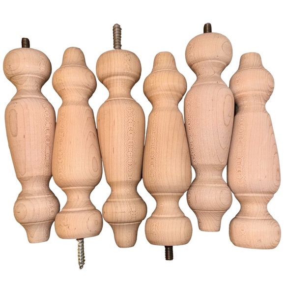 Target Other - 6ct Wooden Couch and Chair Legs